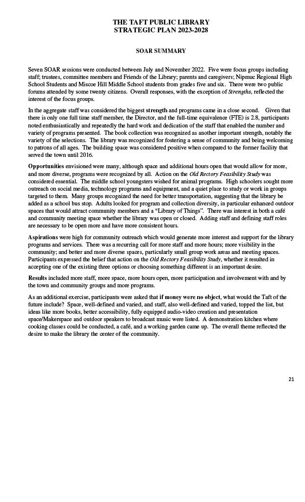 Strategic Plan Page 21