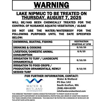 Lake Weed Treatment 8/7