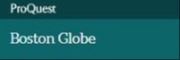 Boston Globe ProQuest