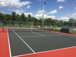 Renovate Tennis Courts at Memorial Park